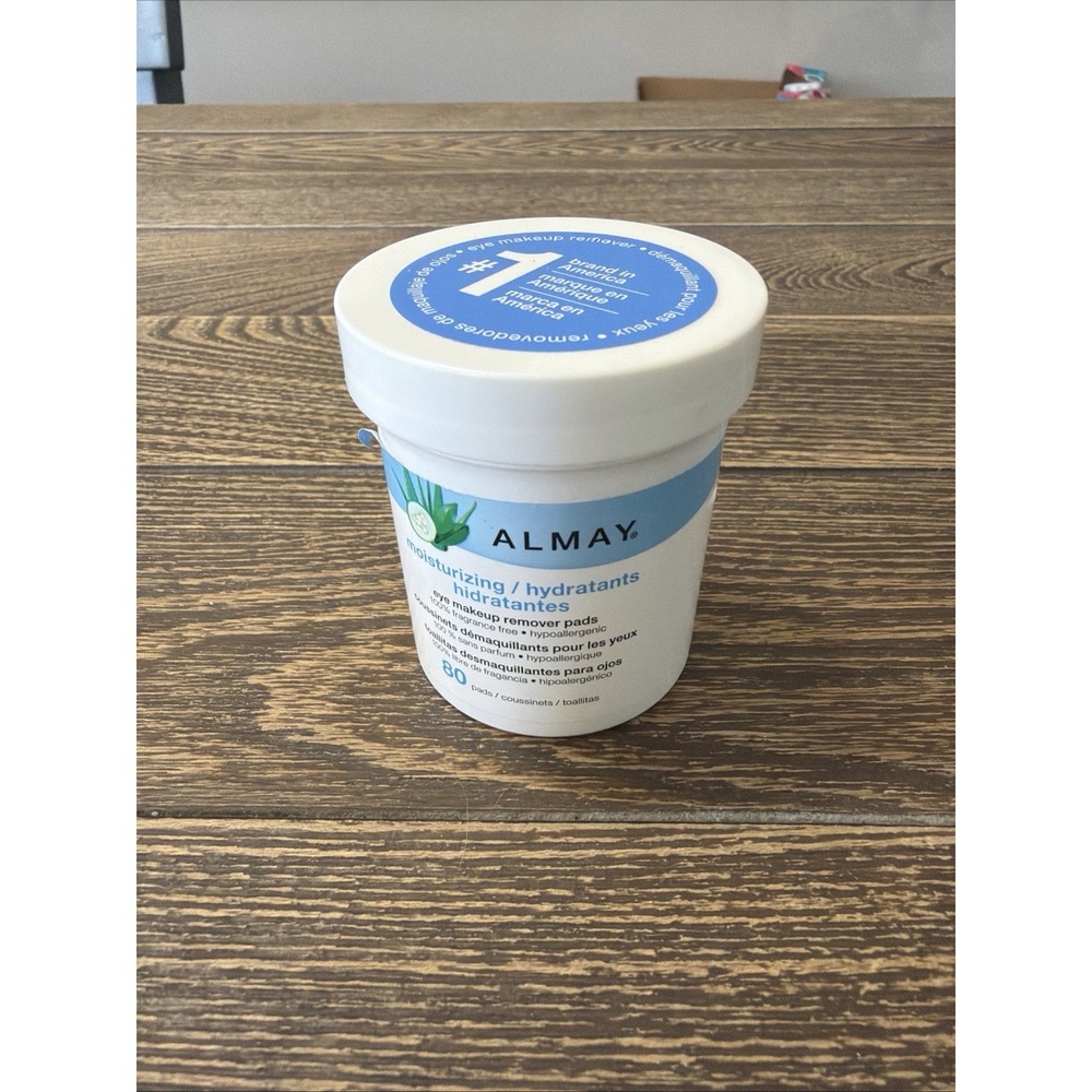 Almay Eye Makeup Remover Pads 80 Count ~ Oil-Free Number Old Stock 2010